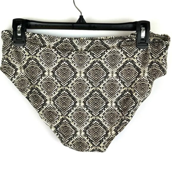 Tommy Bahama Women’s High Waist Snake Print Bikini Bottom Brief Size Large - Picture 2 of 3